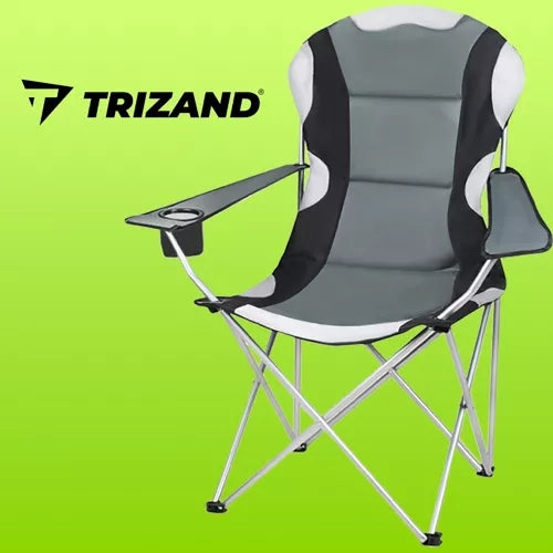 Black and gray fishing chair 23674