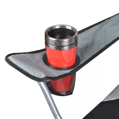 Black and gray fishing chair 23674