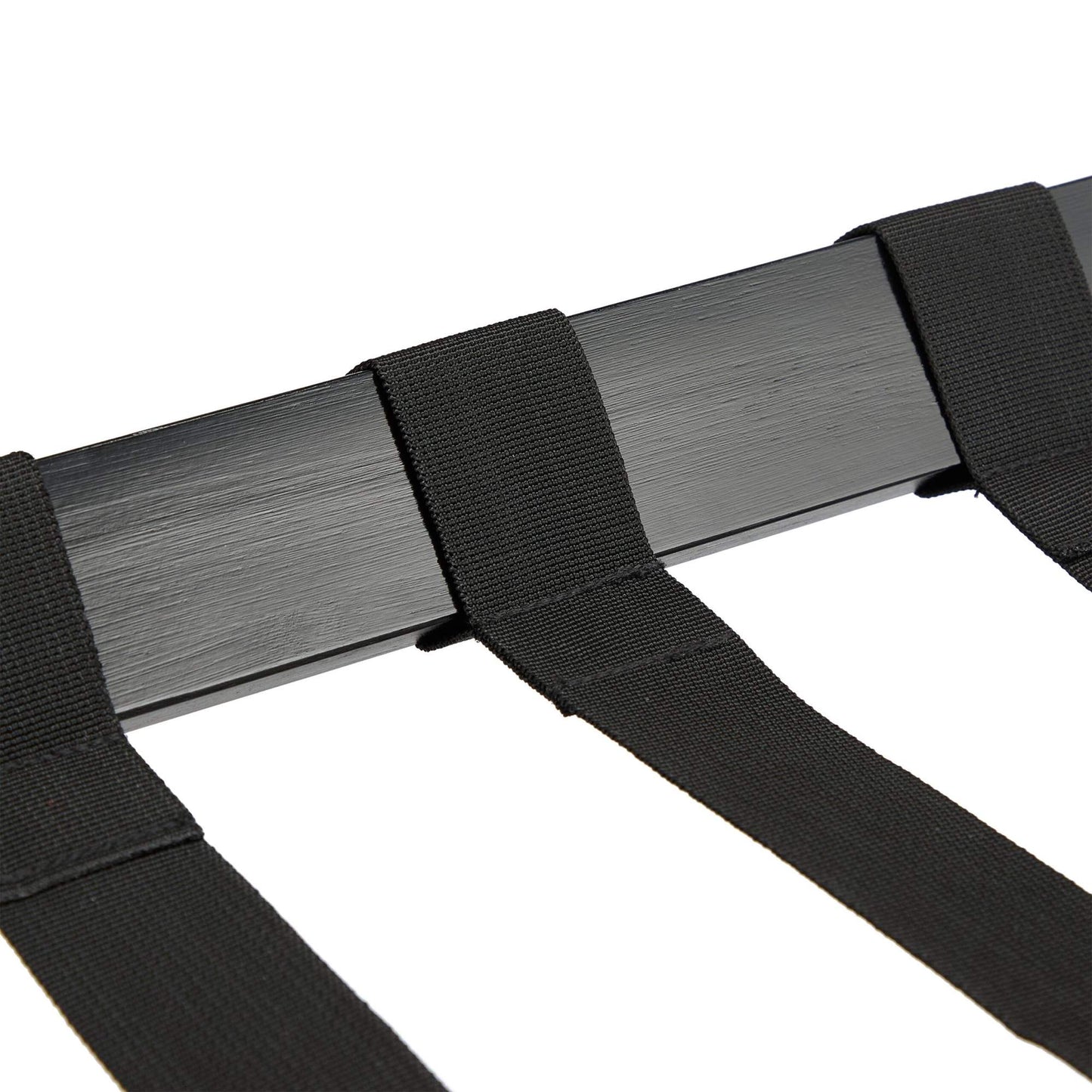 Black bamboo suitcase rack