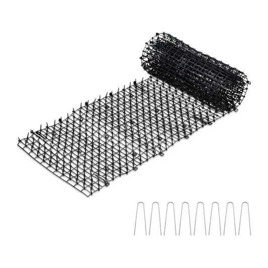 Black barbed wire