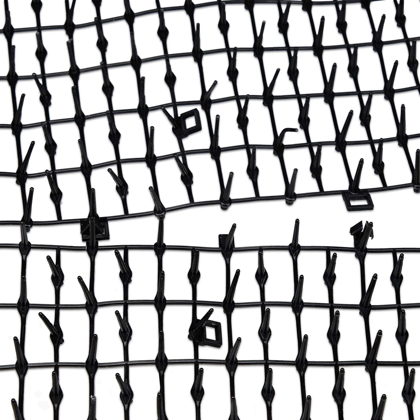 Black barbed wire