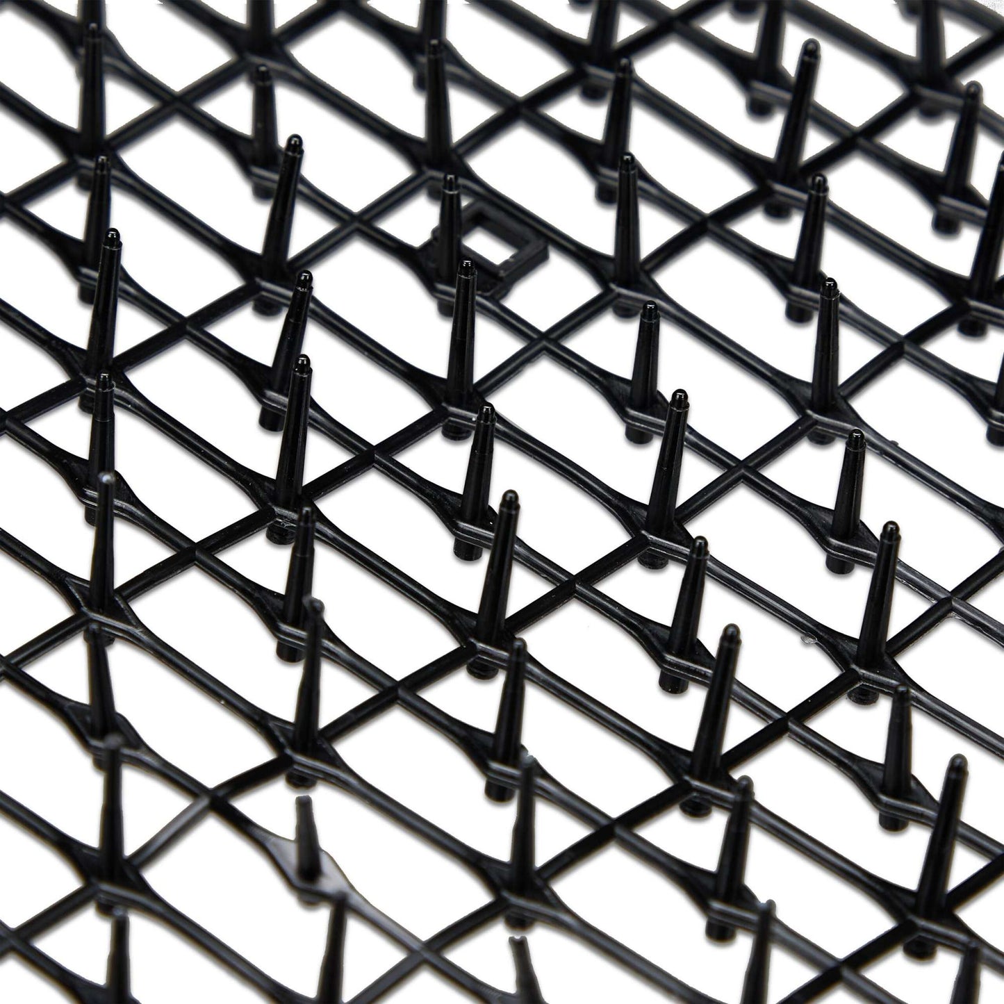 Black barbed wire