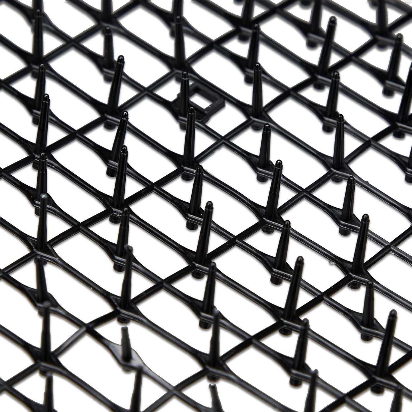 Black barbed wire