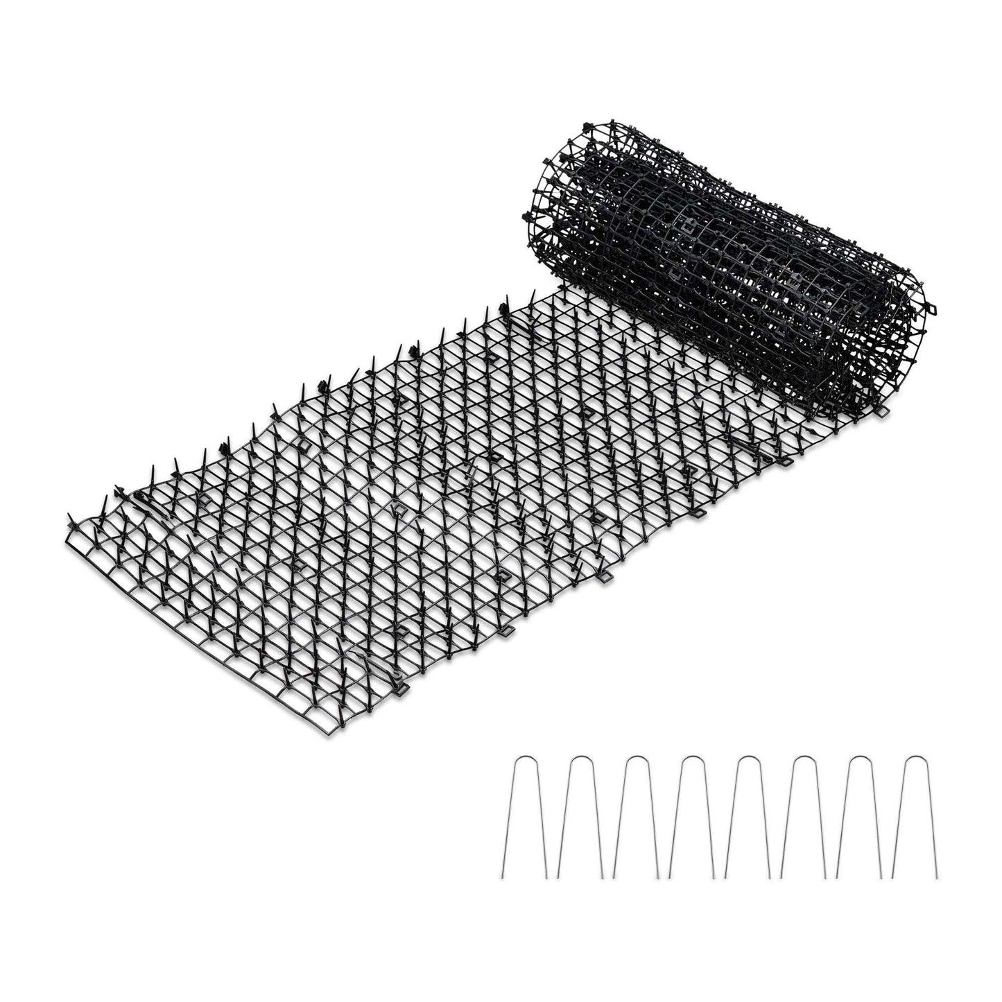 Black barbed wire