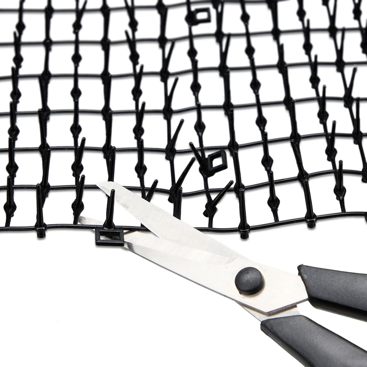 Black barbed wire