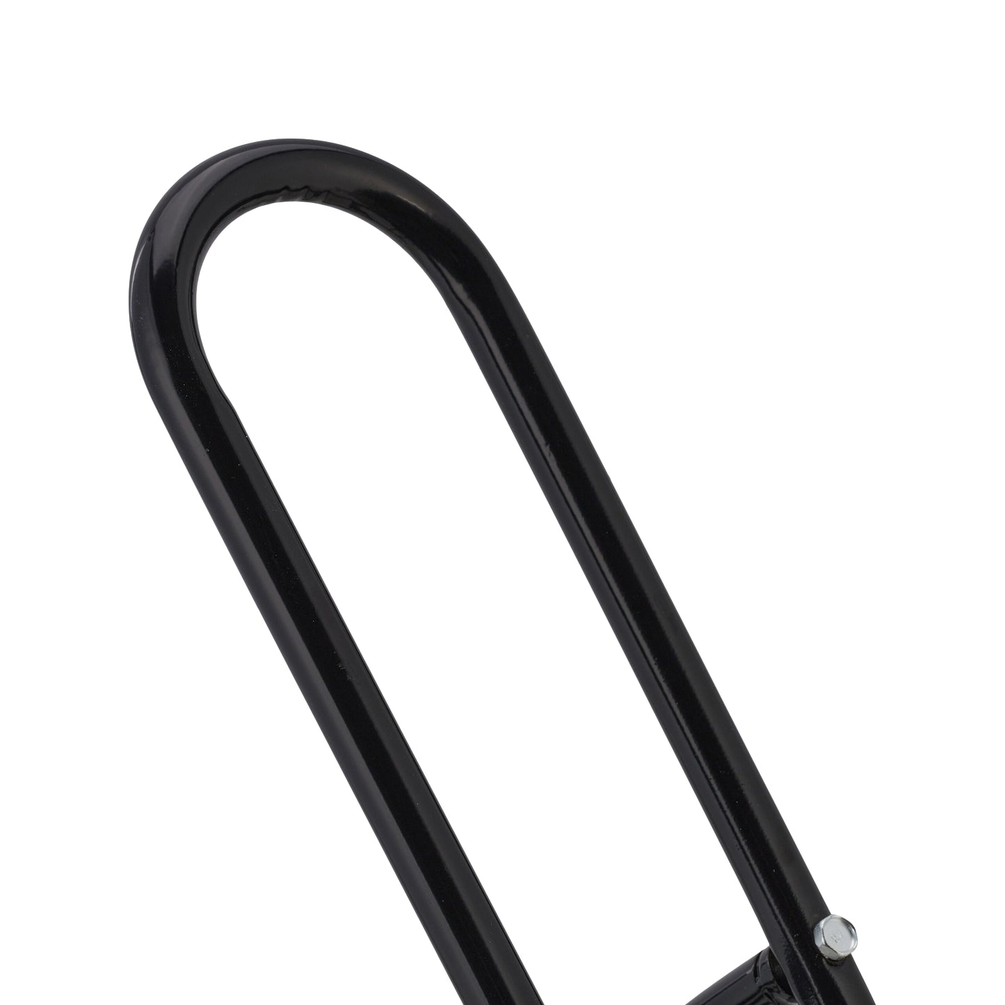 Black bike rack for 2 bikes