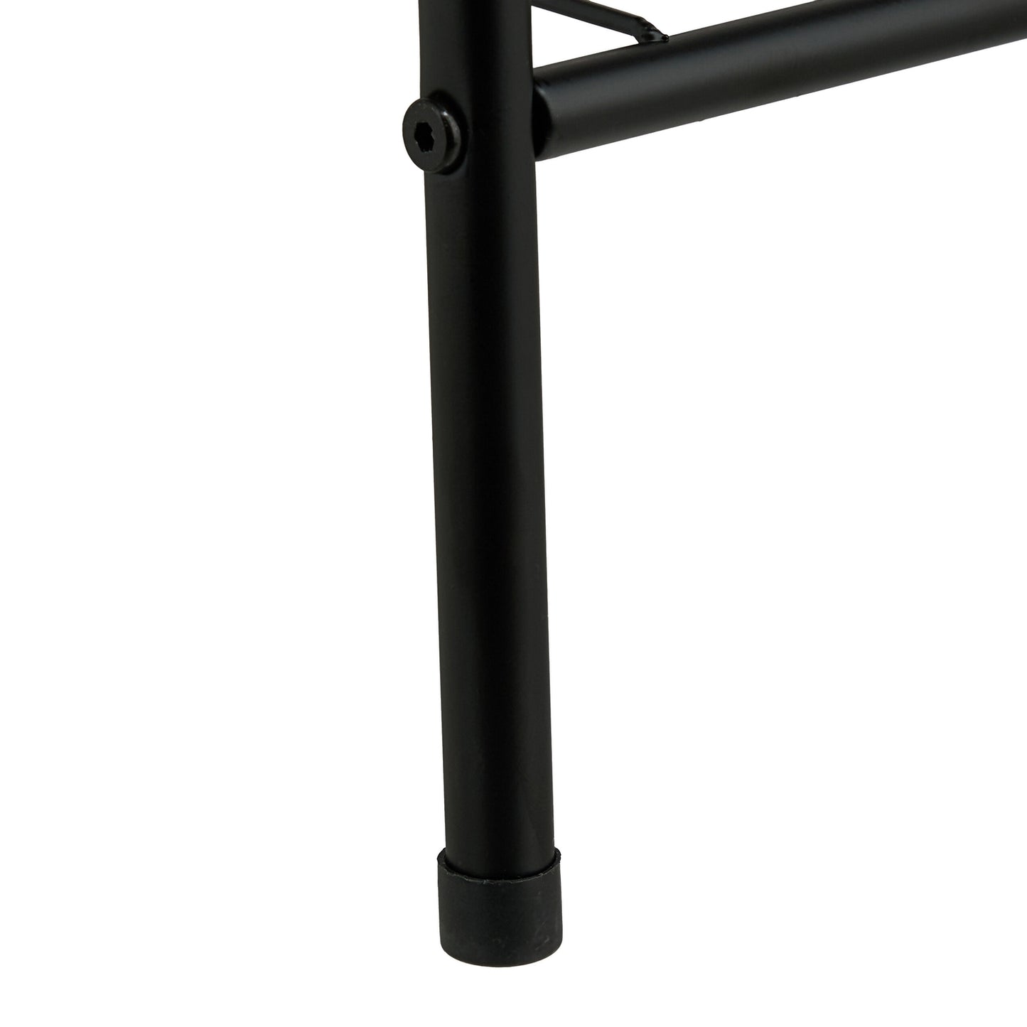 Black clothes hanger 2 shelves