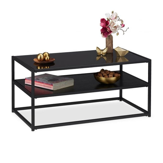 Black coffee table