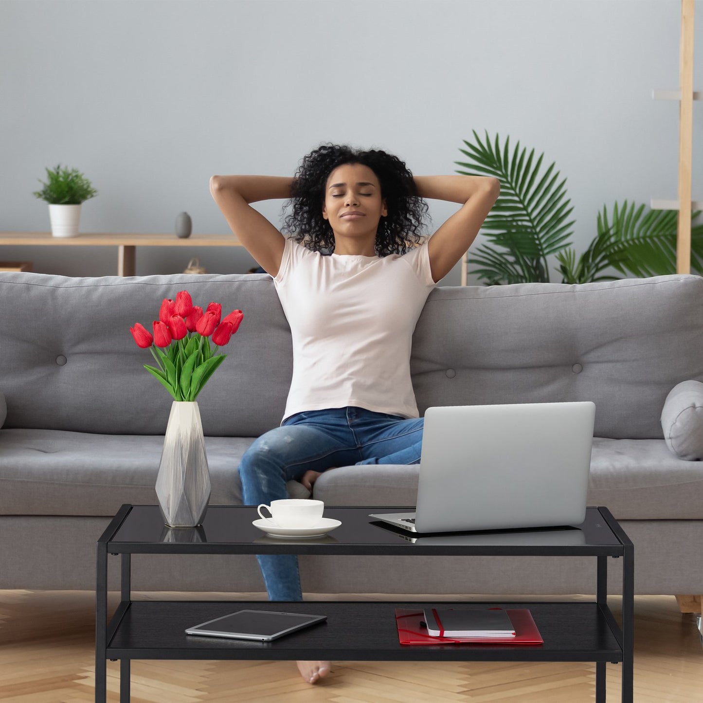 Black coffee table