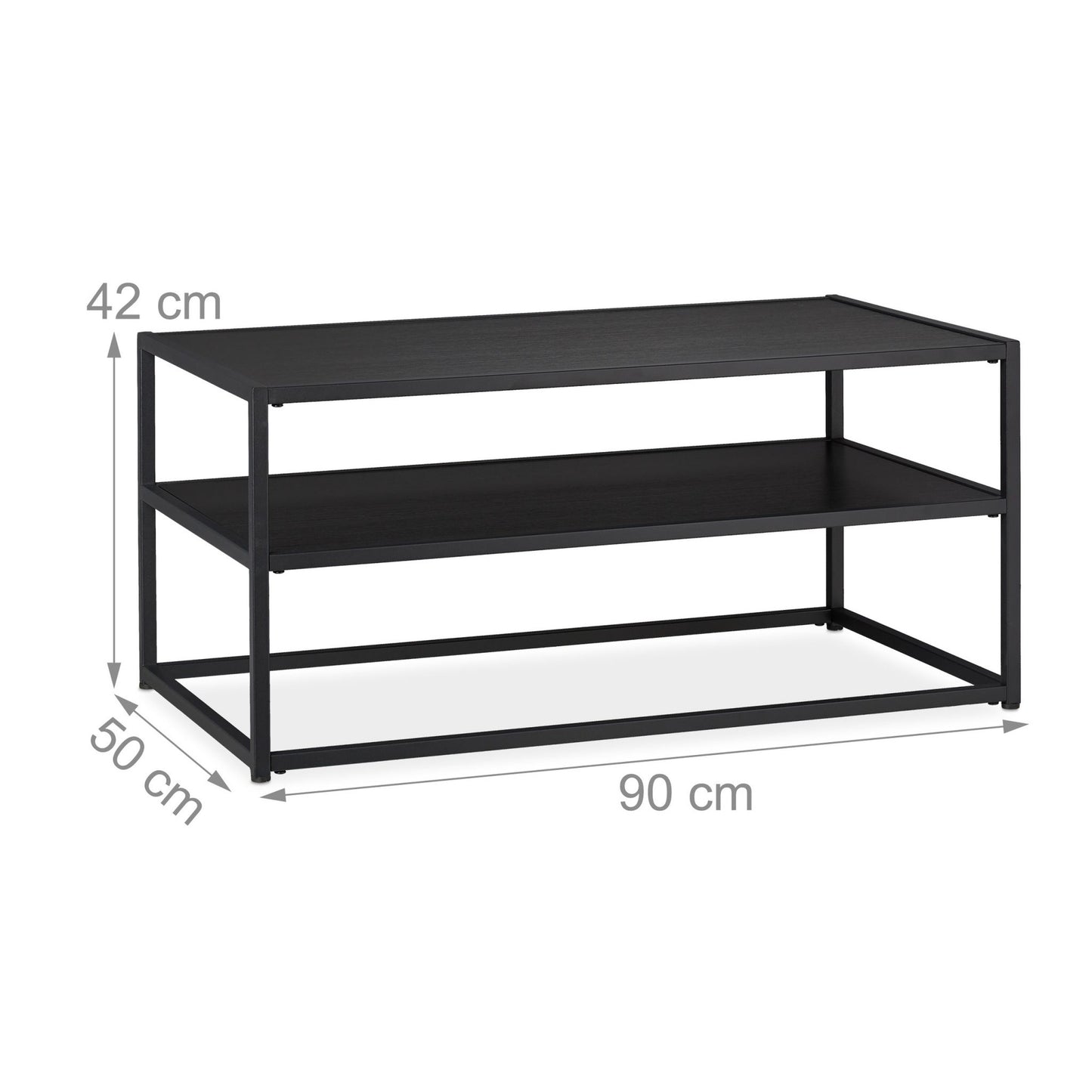 Black coffee table