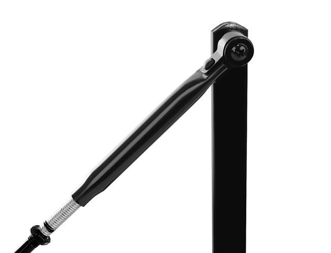 Black door closer 40-60 kg
