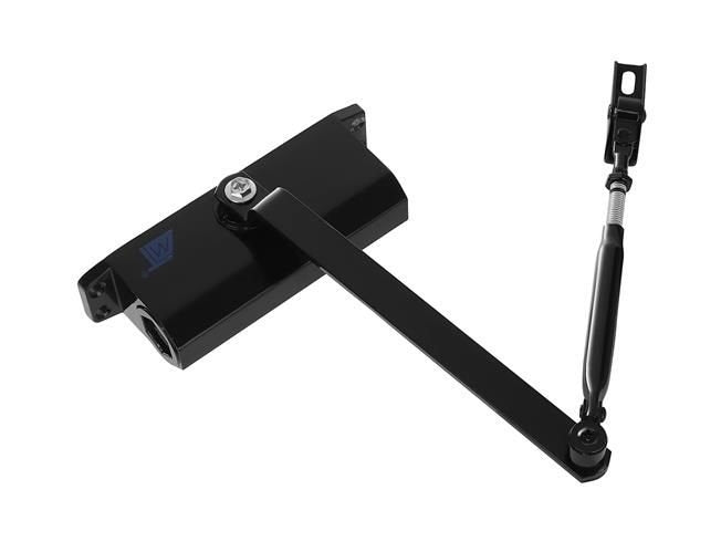 Black door closer 40-60 kg