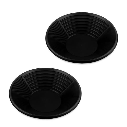 Black gold sink pan 2-pack