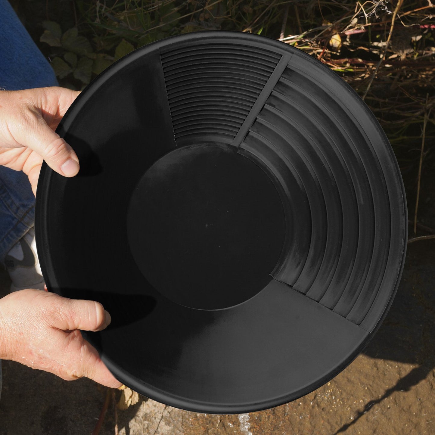 Black gold sink pan 2-pack