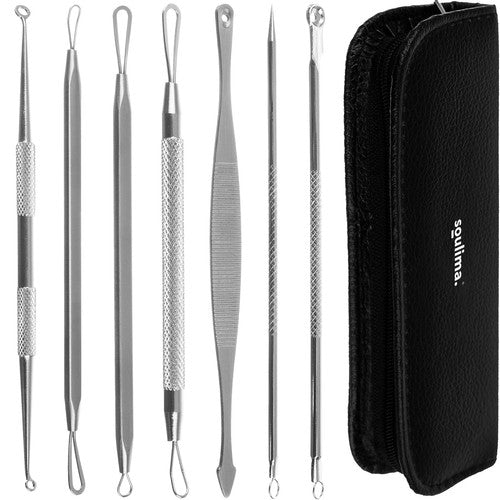 Blackhead removal spoons - set of 7 pcs