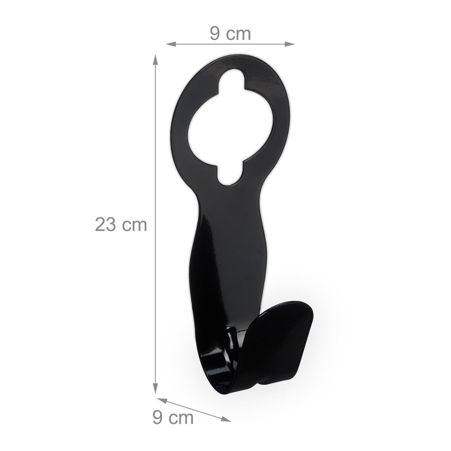Black hose holder set of 2