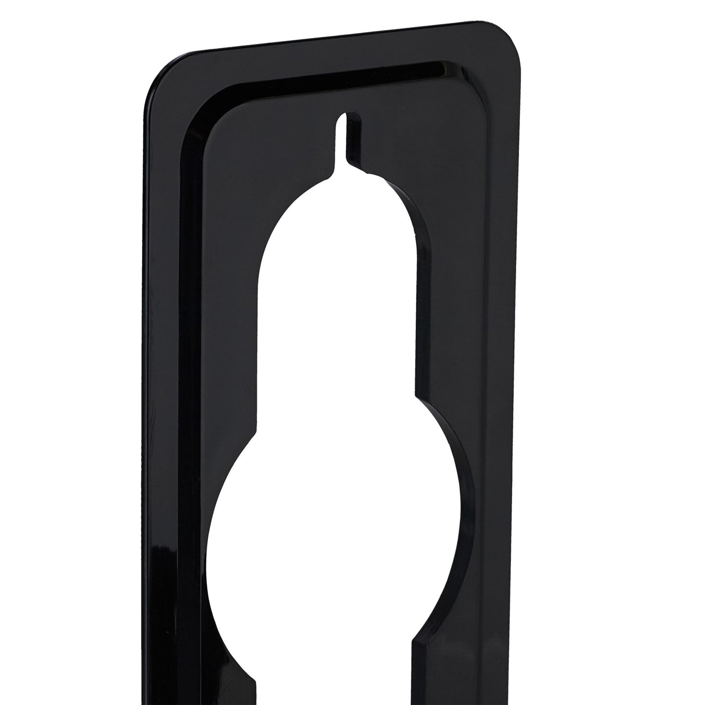 Black hose holder set of 4