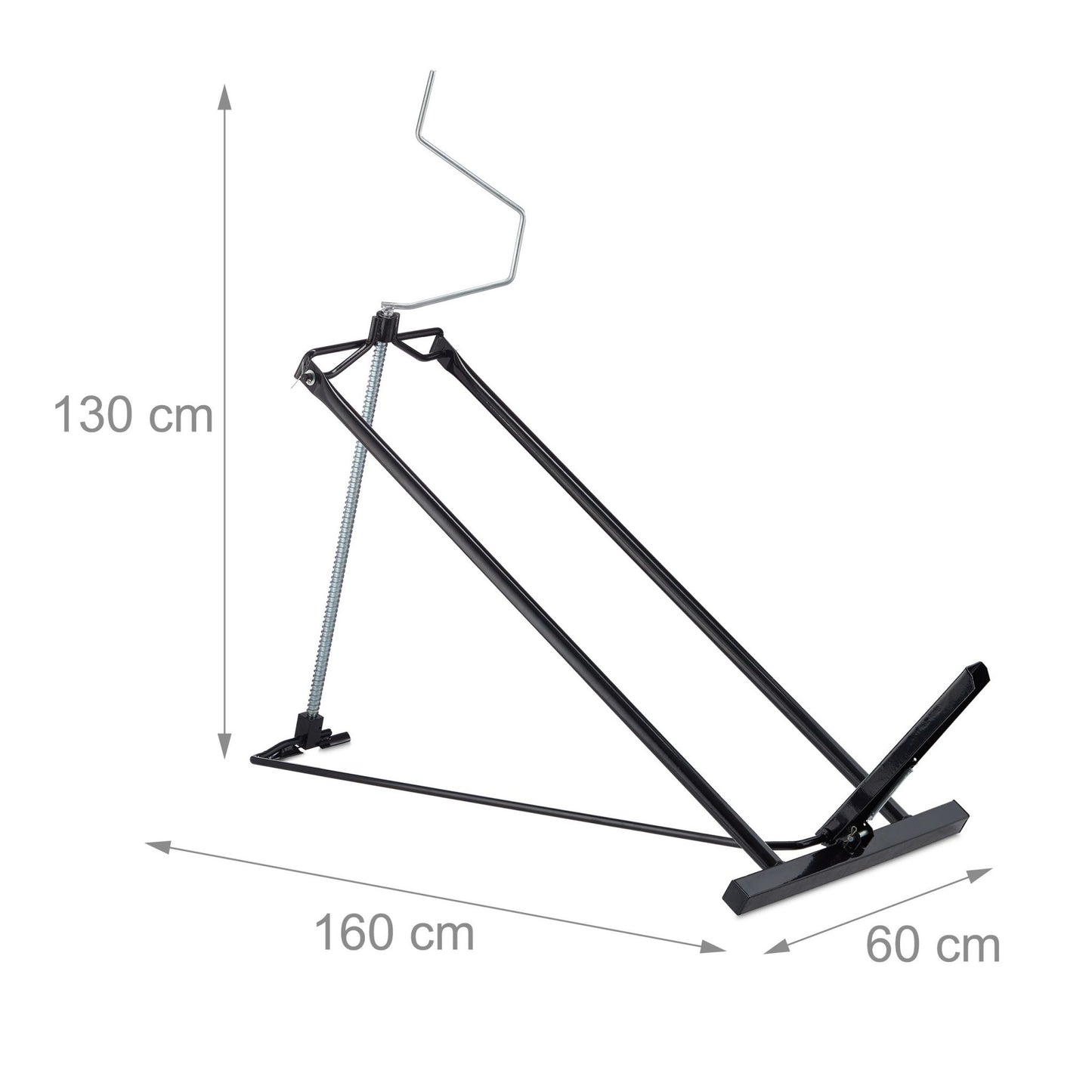 Black lawnmower lift