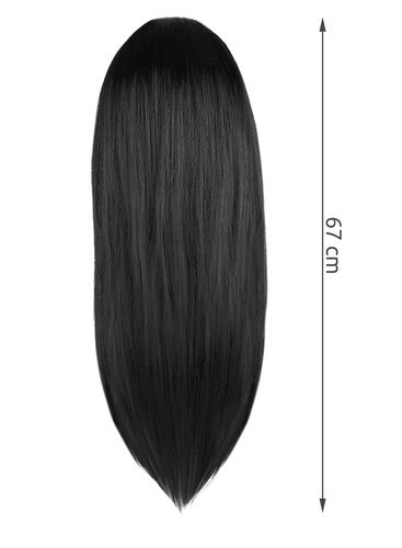 Black long wig for women P14833