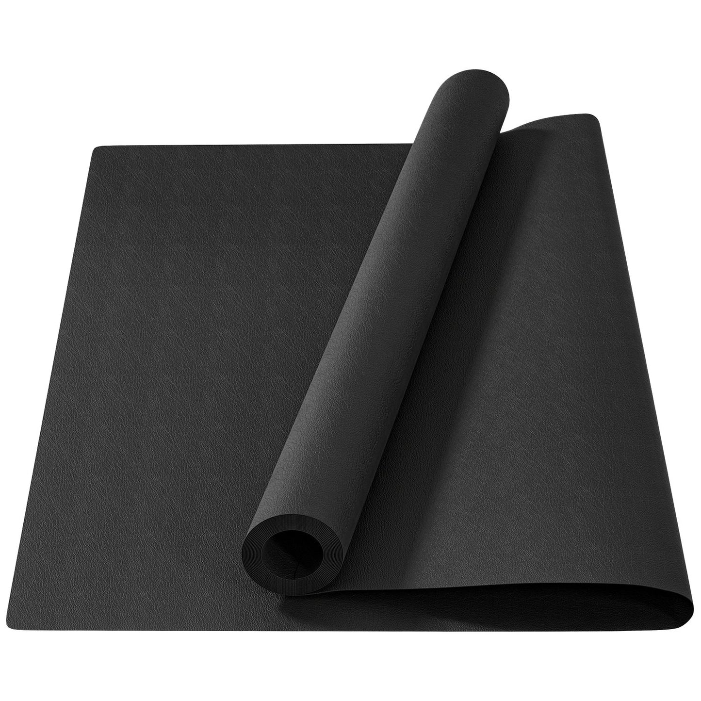 Black non-slip training mat, 4mm thick, 200x100cm