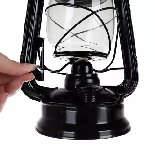 Black oil lamp 24cm