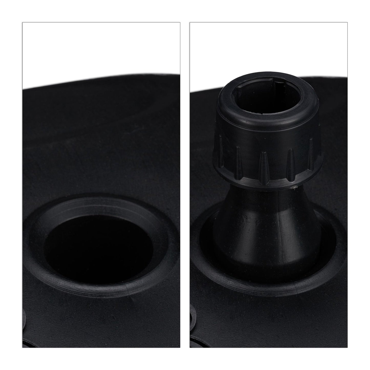 Black parasol base