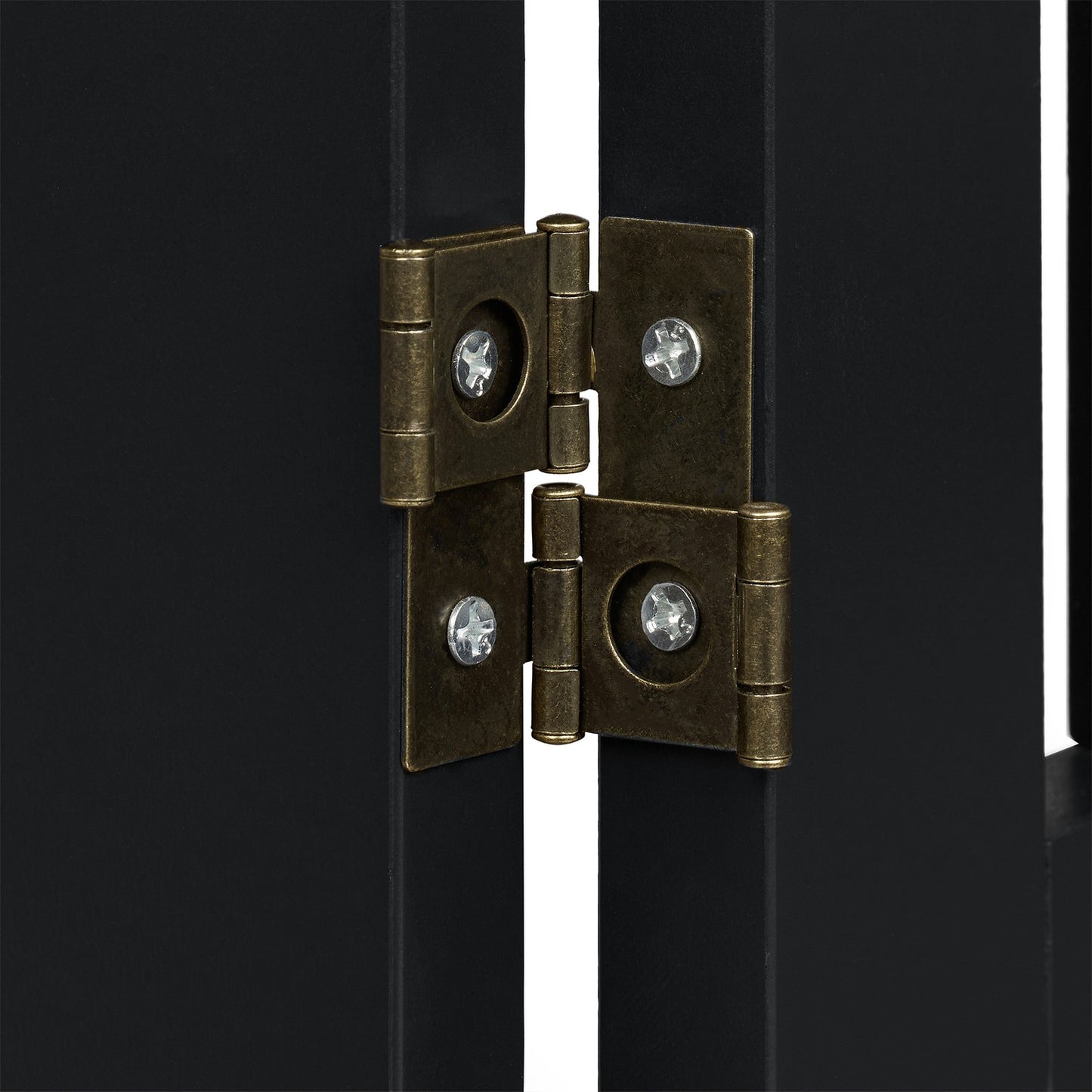 Black security gate 92 cm