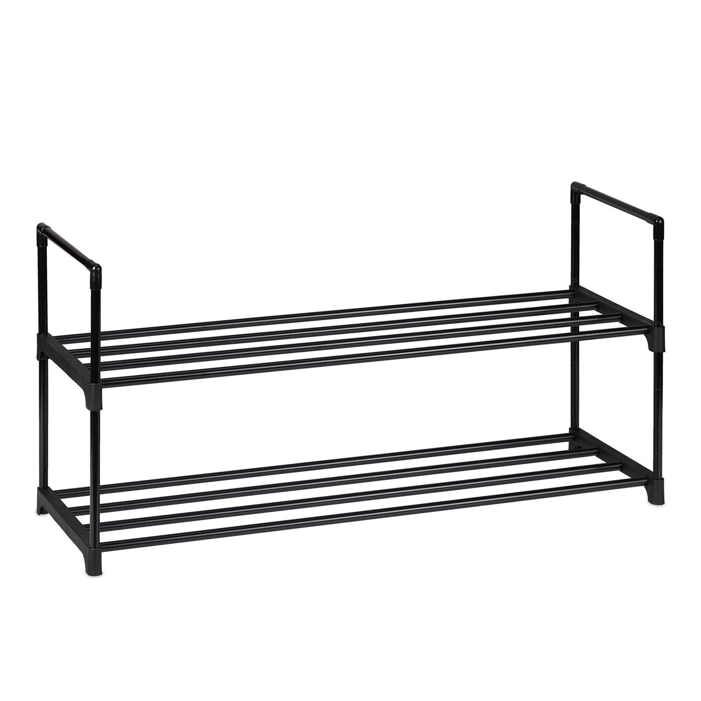Black shoe shelf