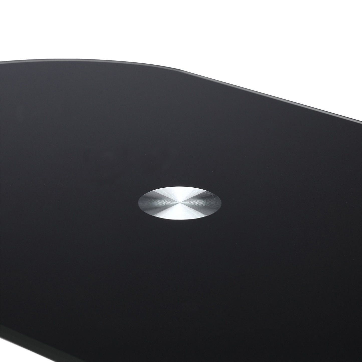 Black side table Glass