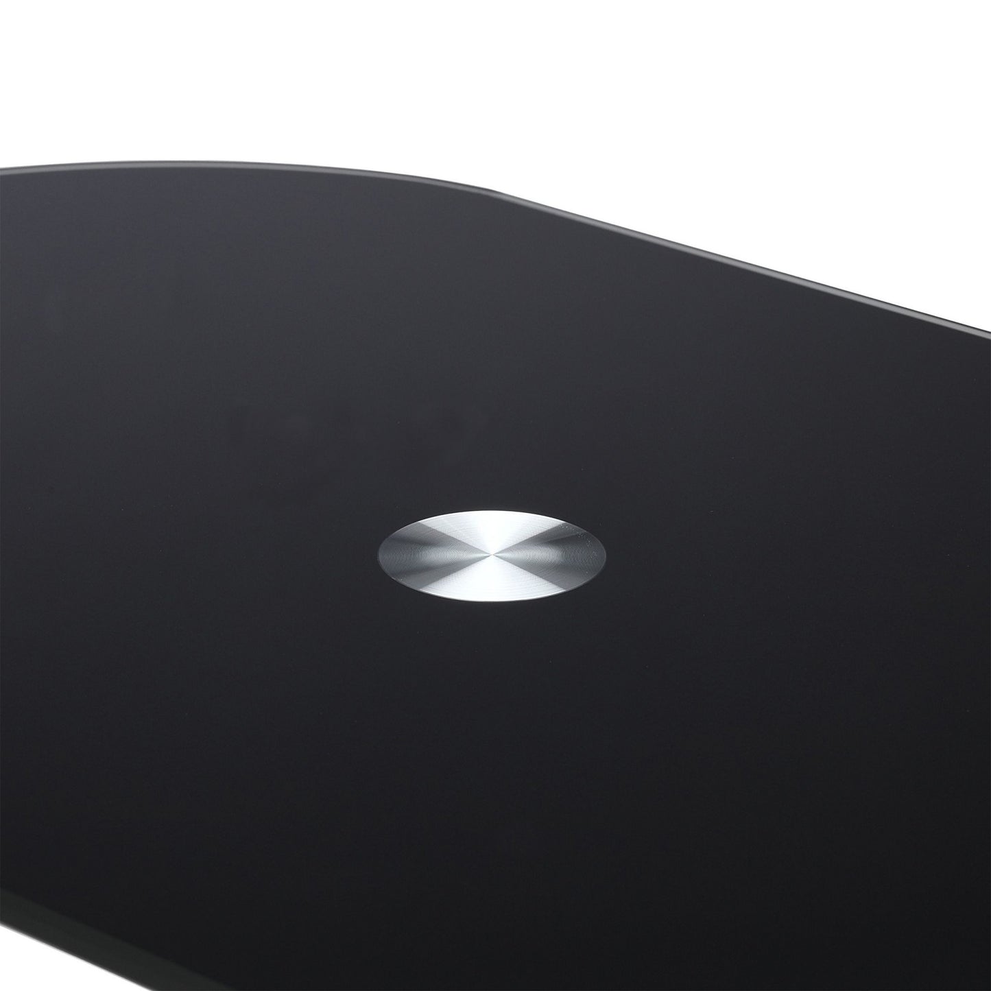 Black side table Glass