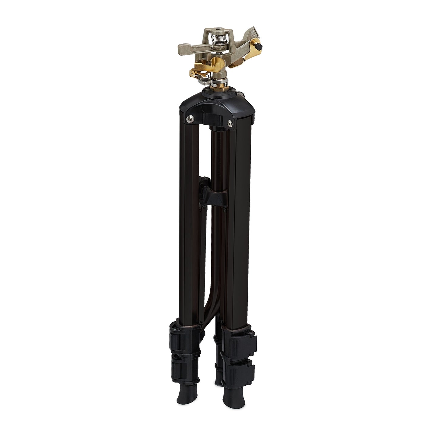 Black sprinkler with metal stand