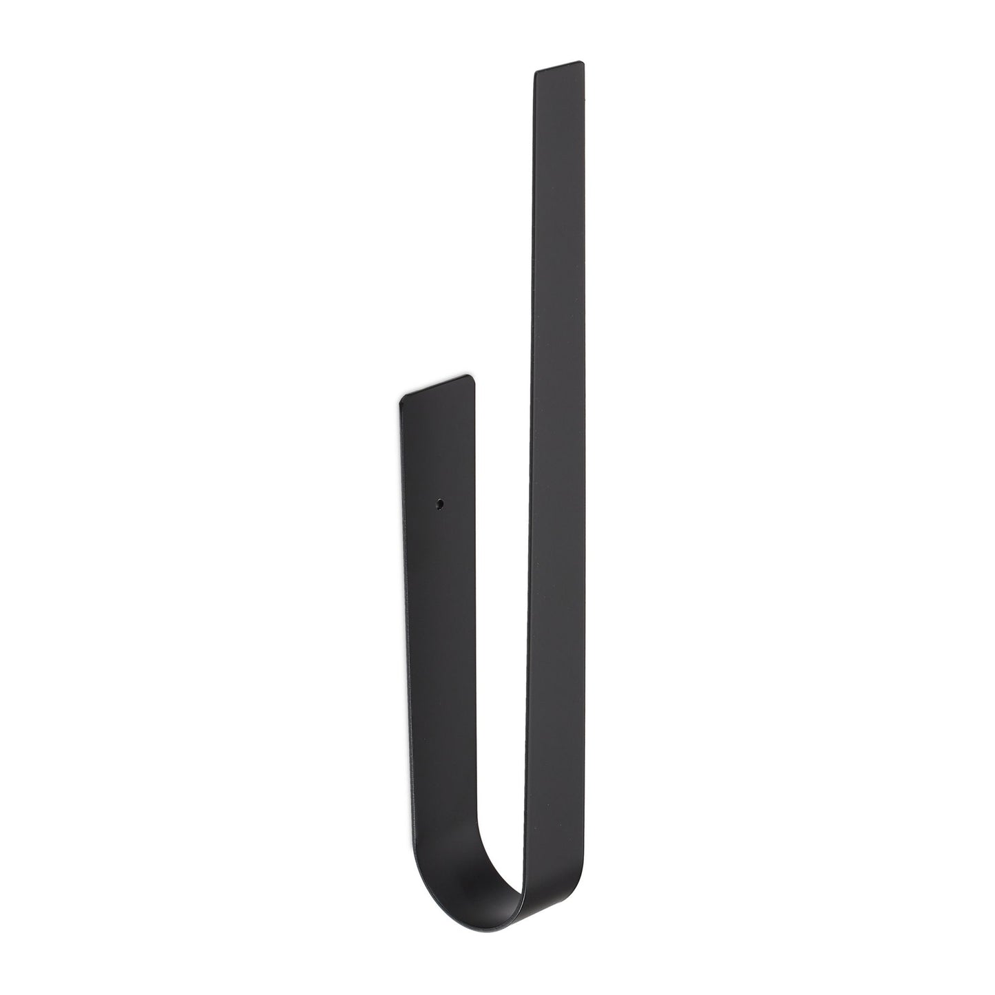 Black stainless steel towel rail
