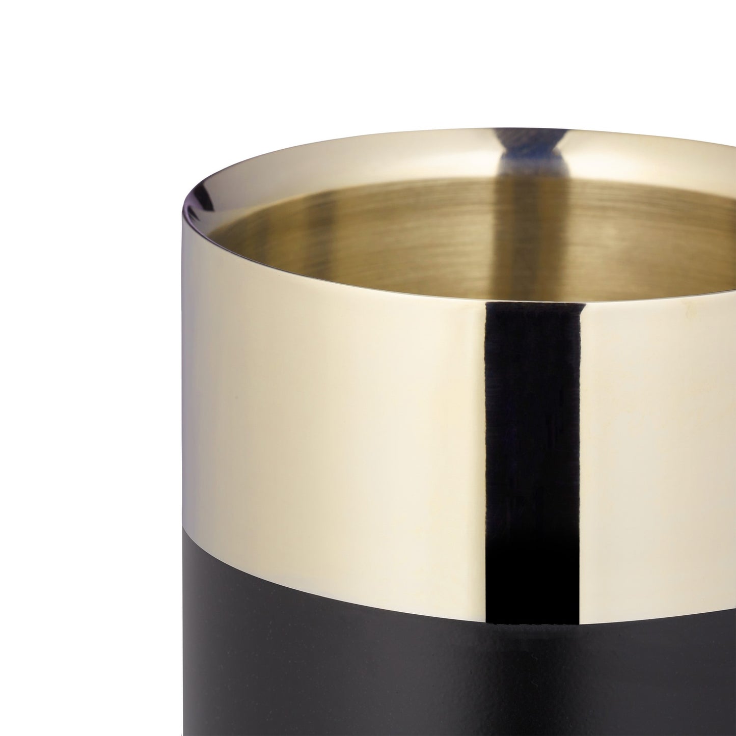 Black stainless steel wine cooler