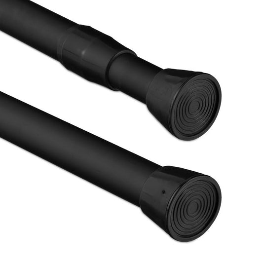Black telescopic rod stainless steel