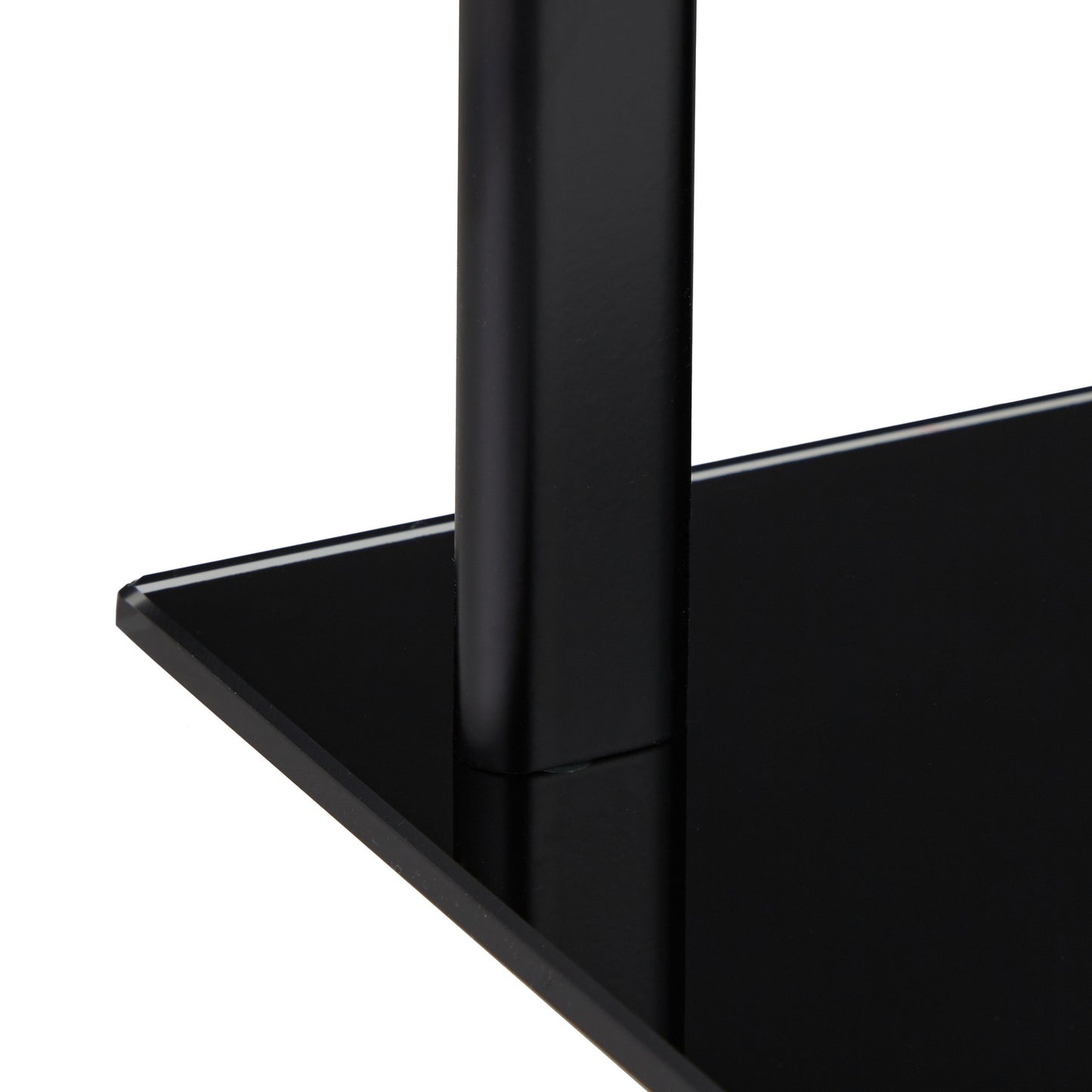 Black towel hanger with 3 bars