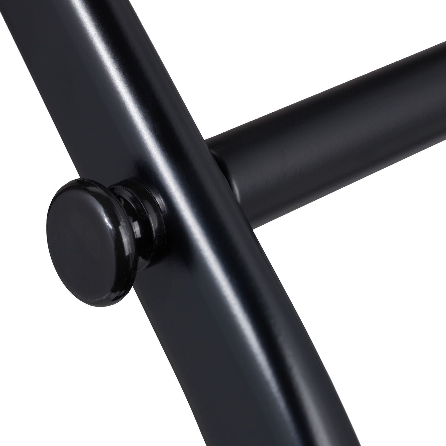 Black towel rack with 3 bars