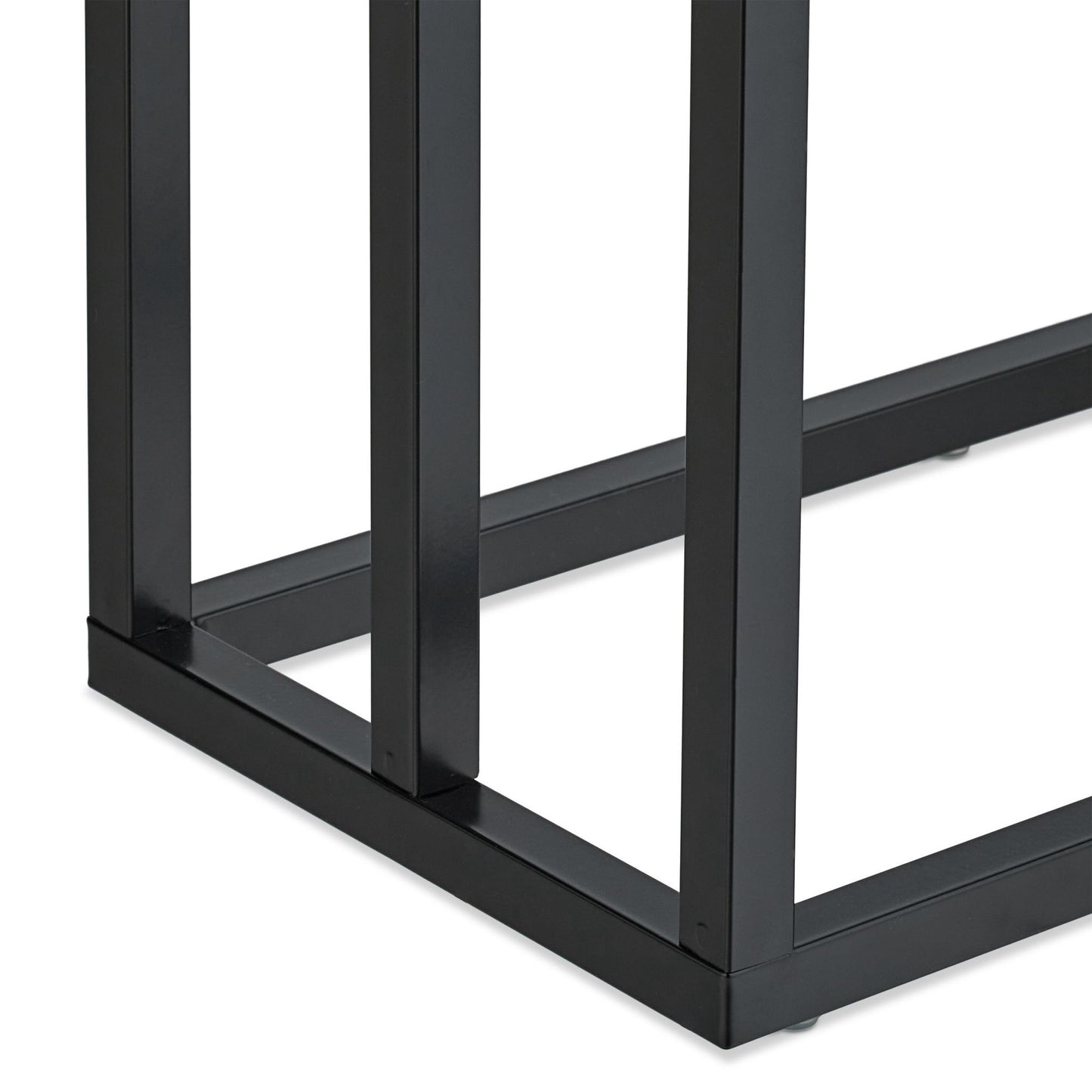 Black towel rail 3 rails