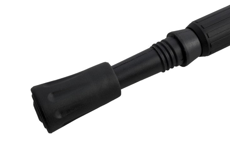 Black trekking poles + accessories - set of 2