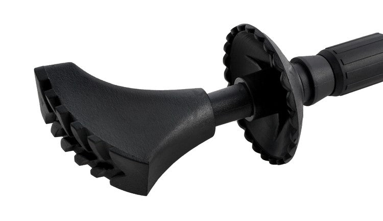 Black trekking poles + accessories - set of 2
