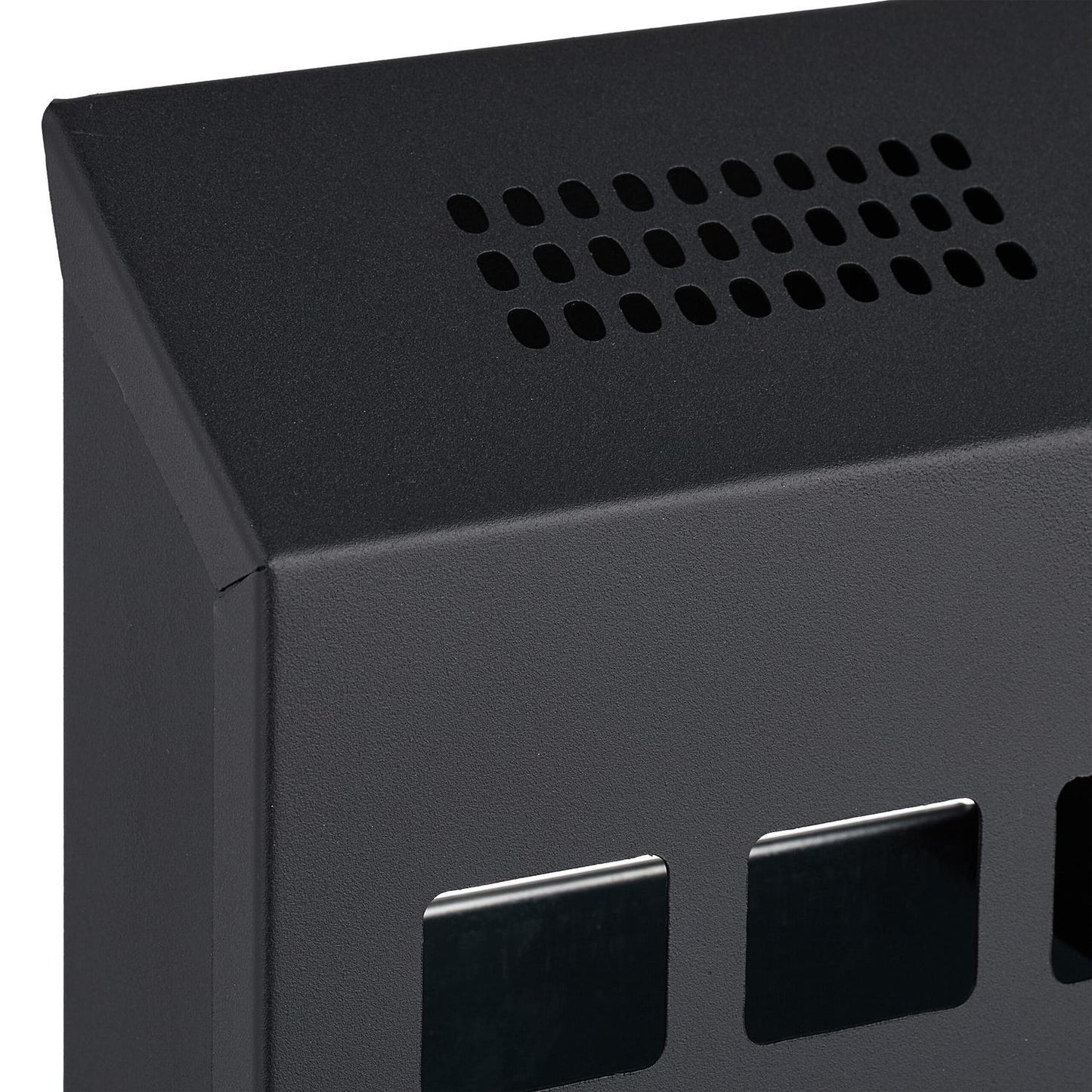 Black wall ashtray