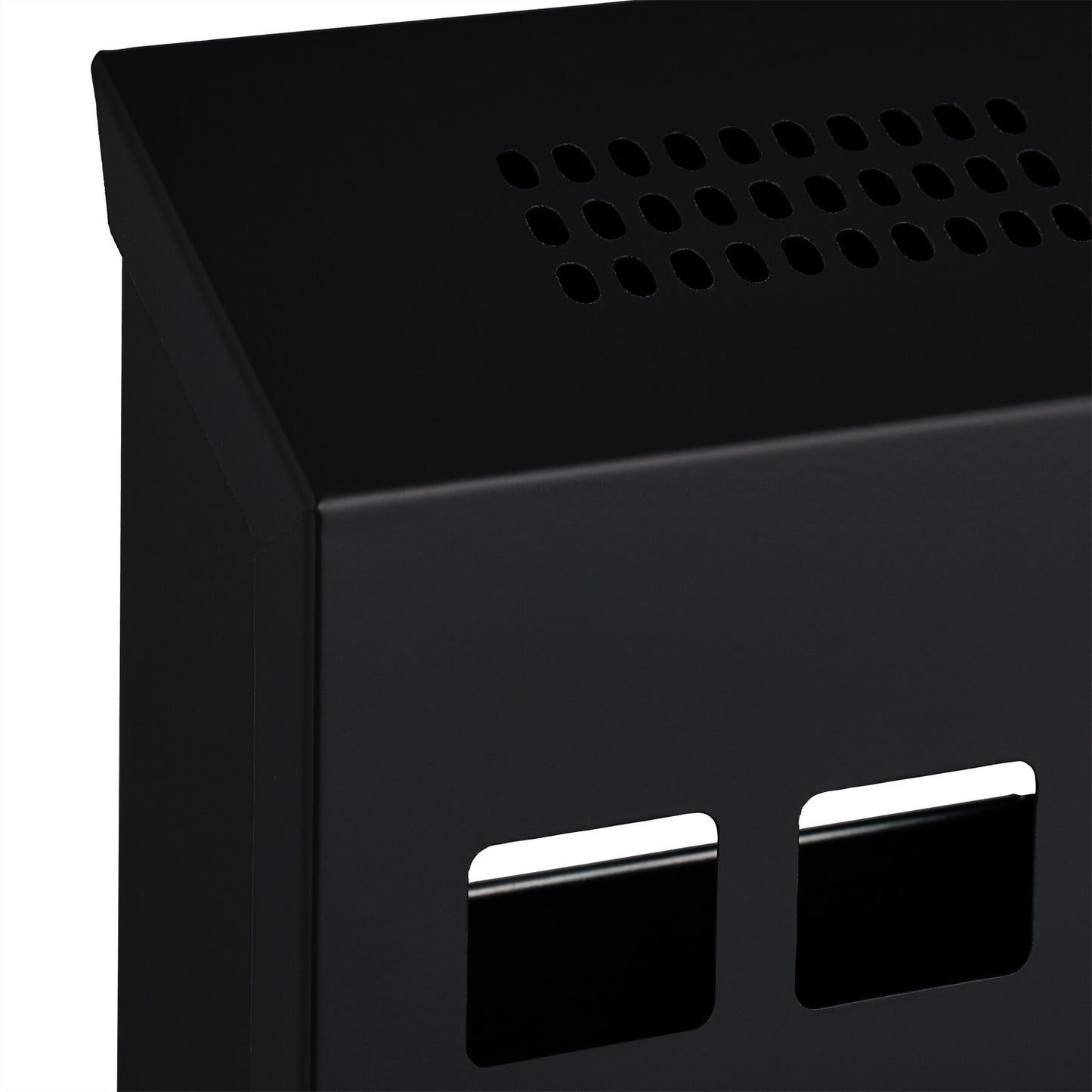 Black wall ashtray