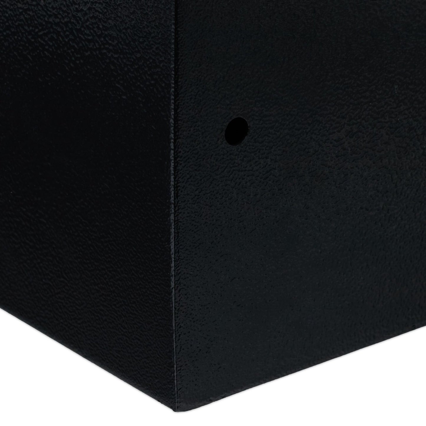 Black wall cabinet with key