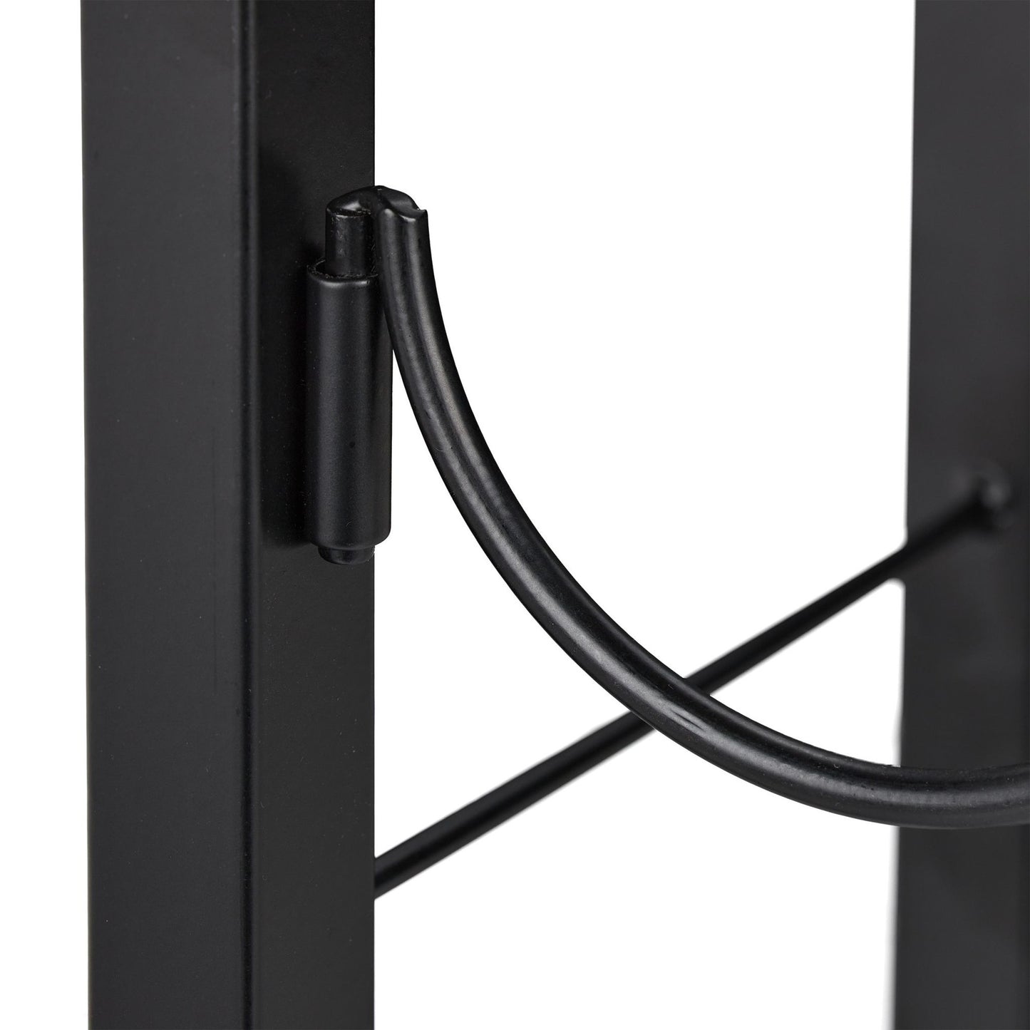 Black wine rack for 9 bottles