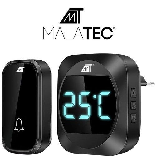Black wireless bell Malatec 21911