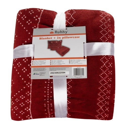 Blanket 1.6x2m + 2x pillowcase Ruhhy 22594