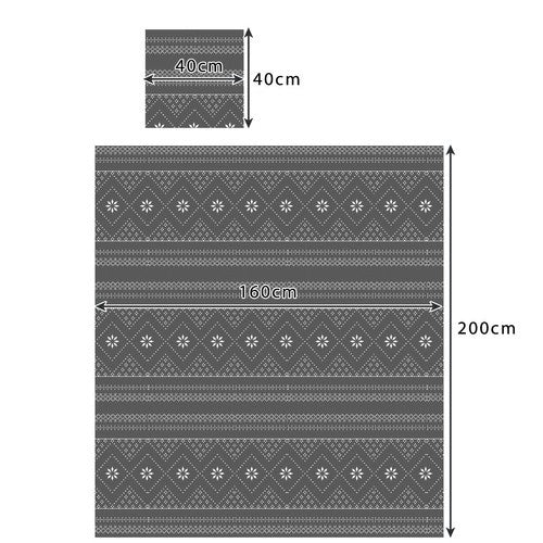 Blanket 1.6x2m + 2x pillowcase Ruhhy 22598