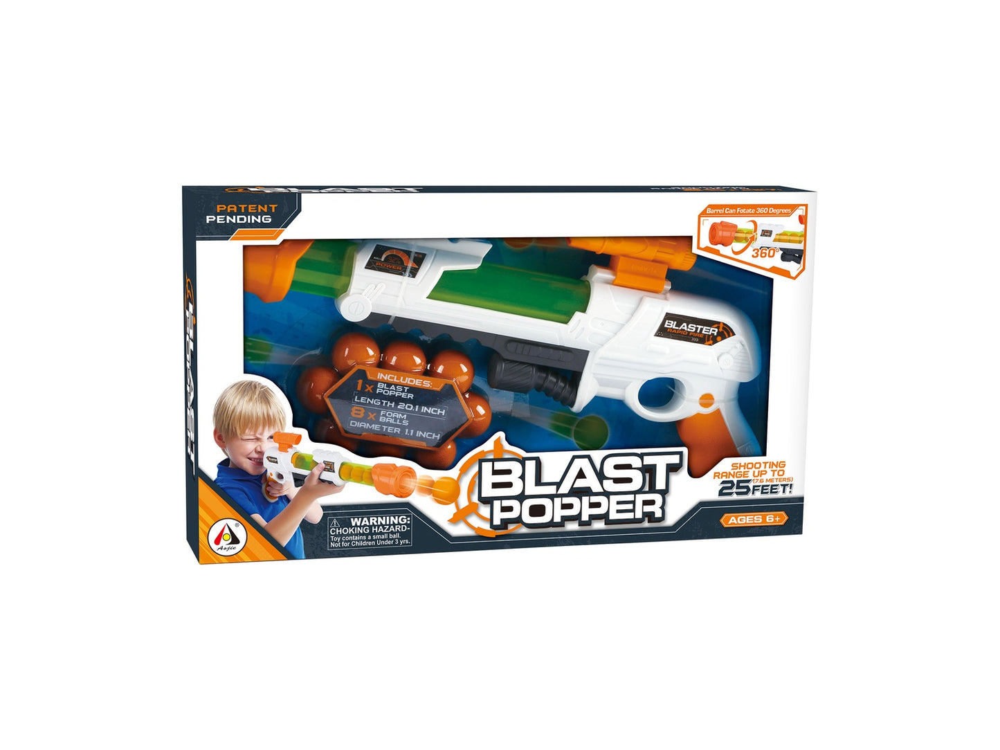 Blast Popper Set With 8 Balls