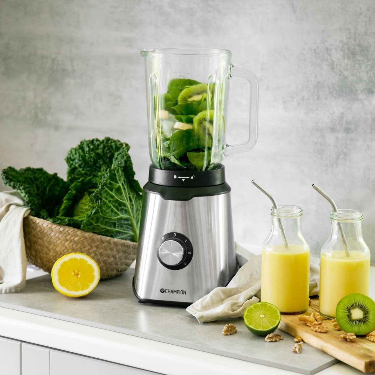 Blender 1.5L 600W Glass Jug BL310 Stainless