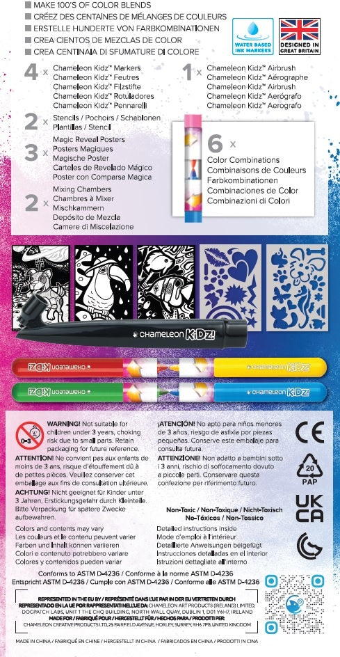 Blendy Pens Stationery Set Markers Starter 4