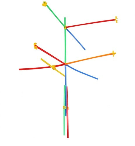 Blocks - straws - set 408 pcs. 22408